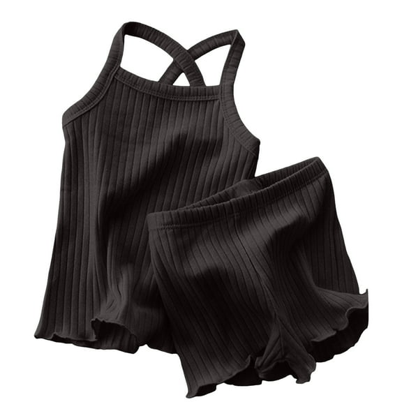 Futezty Girls Summer Outfits, 4th of July Baby Girl Outfits Baby Toddler Girl Dinosaur Outfit Embroidery Short Sleeve T-shirt Solid Color Shorts with Pockets 2 Pcs Summer Clothing Set