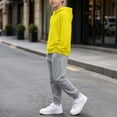 thumbnail image 5 of Timegard Toddler Clothes Boys Girls Sweatsuit Kids Fall Winter Casual Comfy Workout Sets Hoodies Joggers Outfits, 5 of 8