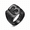Black, variant on Men's Number 13 Signet Ring, 316 Stainless Steel Bold Statement Ring