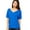 True Royal, variant on Bella + Canvas Women's Slouchy V-Neck T-Shirt 8815