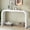 White, variant on Christopher Knight Home Modern 52" Curved Console Table, Wood Entryway Table for Hallway, Cream White