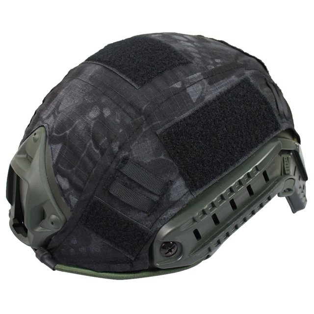 Juego de caza paintball combate Camuflaje funda para casco rápido Patrón de serpiente Sincero