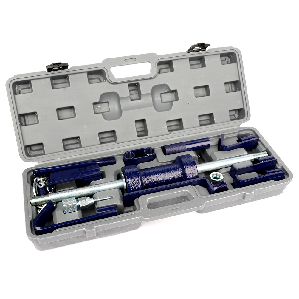 LAUCO 57018 Heavy Duty Slide Hammer Dent Puller Set – 14pc Car Dent Remover Kit, Made In USA