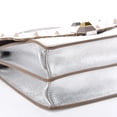 thumbnail image 3 of New Fendi Kan I Metallic Silver Calfskin Scalloped Studded Bag 8M0381, 3 of 9