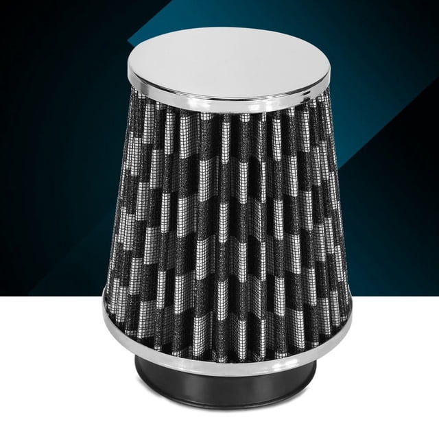 Kit De Inducción De Admisión De Filtro De Aire Frío De Alto Flujo, Aumenta La Potencia Y El Par, Lavable Y Reutilizable Para Motor De Carreras De Automóvil 150 X 120 X 90 Mm