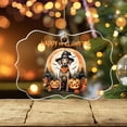 thumbnail image 3 of Happy Halloween Vizsla Witches Hat Pumpkin Carving Acrylic Benelux Ornament Vizslas Dog Lover Gifts Idea Home Tree Decor - 02019, 3 of 4