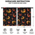 thumbnail image 2 of Blackout Kids Curtains,Black Halloween Pumpkin Faces Childrens Insulated Curtains Set Of 2,Bedroom Essentials,Toddler Room Decor 42"x54", 2 of 5