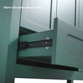 thumbnail image 5 of 48-Inch Wide Green Bathroom Vanity with Ample Storage - 4 Sliding Doors & 2 Drawers Cabinet (Ceramic Basin Not Included), 5 of 6