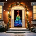 thumbnail image 6 of Oioii Christmas Door Cover for Front Door - Nativity Scene Xmas Decorations,Christmas Backdrops for Photography, Party Decor Supplies, 6 of 9