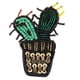 thumbnail image 2 of Coser decorativo del remiendo de las lentejuelas de las de cristal del cactus para Hugo Parche de costura de cactus, 2 of 7