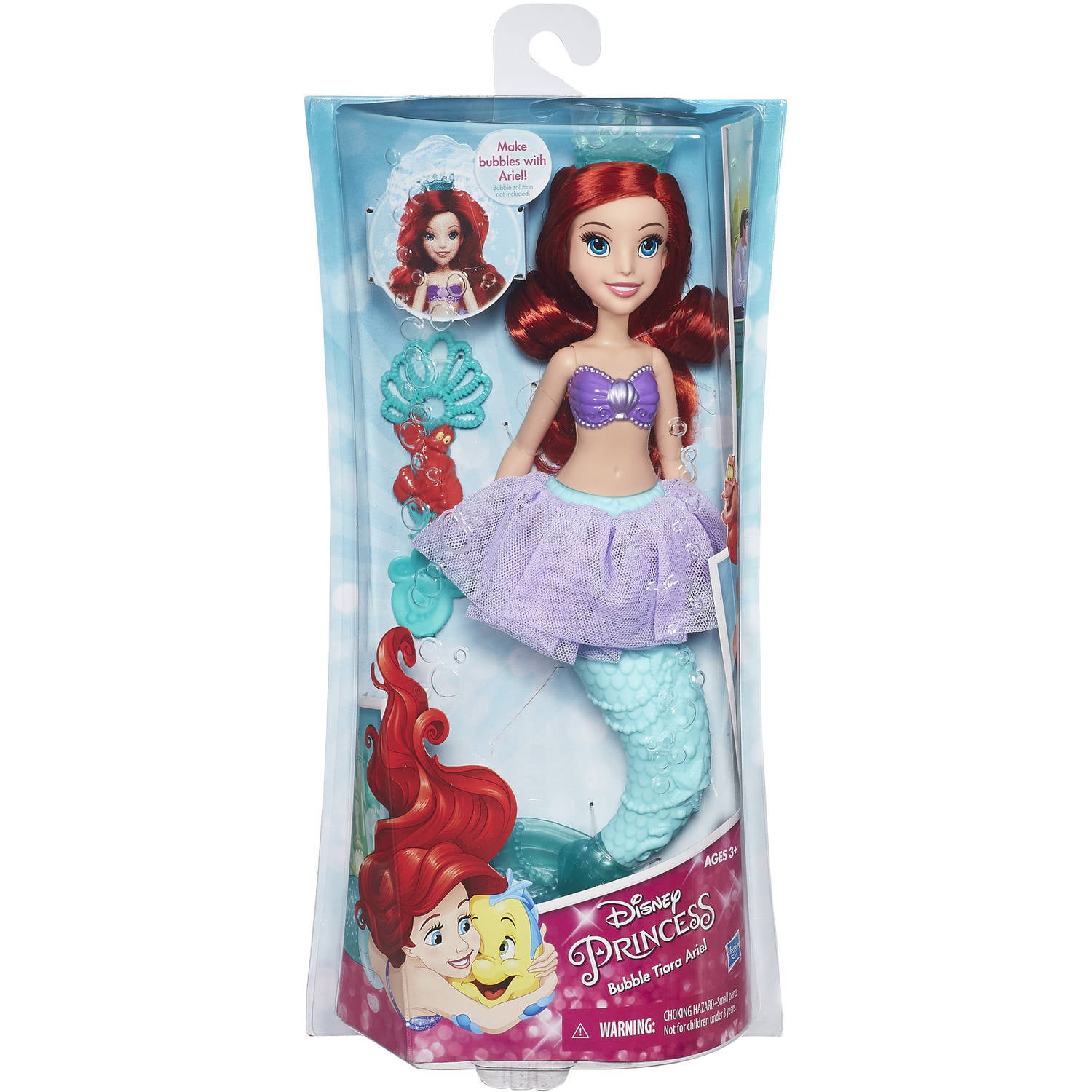 Disney Princess Bubble Tiara Ariel Age 3 for sale online 