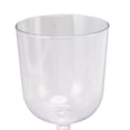 thumbnail image 2 of Xirurus Portable Collapsible Wine Glass Detachable Plastic Wine Glasses for Outdoor Camping Travel 10oz White, 2 of 9