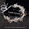 thumbnail image 3 of Wedding Hair Accessories for Kids, Flower Girl Accessory, Princess Headpiece Headband Pearl and Girls Cute Bridal Band, Women's Fashion Headbands, 3 of 8