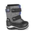 thumbnail image 4 of Acton Funky, Grey &amp; Blue - Baby Winter Boots with Removable Felt, 4 of 5