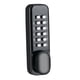 thumbnail image 2 of Cerradura de puerta con teclado mecánico, cerradura de puerta mecánica, cerradura de puerta sin llave con manija Negro, 2 of 9