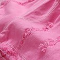 thumbnail image 4 of Cethrio Denim Shorts for Girls Size 7-8 T, Cotton Casual Ripped Elastic Waist Summer Shorts Hot Pink, 4 of 8