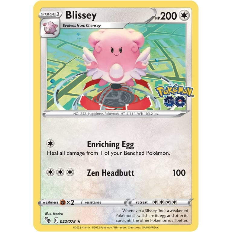 Pokemon, Tin Blissey, Pokémon GO Tin, 4 Booster Packs - Walmart.com