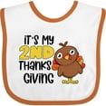 thumbnail image 3 of Inktastic It's My 2nd Thanksgiving Cute Turkey Boys or Girls Baby Bib, 3 of 4