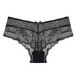 thumbnail image 6 of Women's Lace Underwear Cheeky Panty Breathable Bikini Panties, 4 Packs, 6 of 7