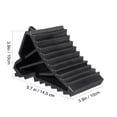 thumbnail image 2 of TEHAUX 2Pcs Truck Wheel Chock Stop Plastic for Outdoor Use, 2 of 7