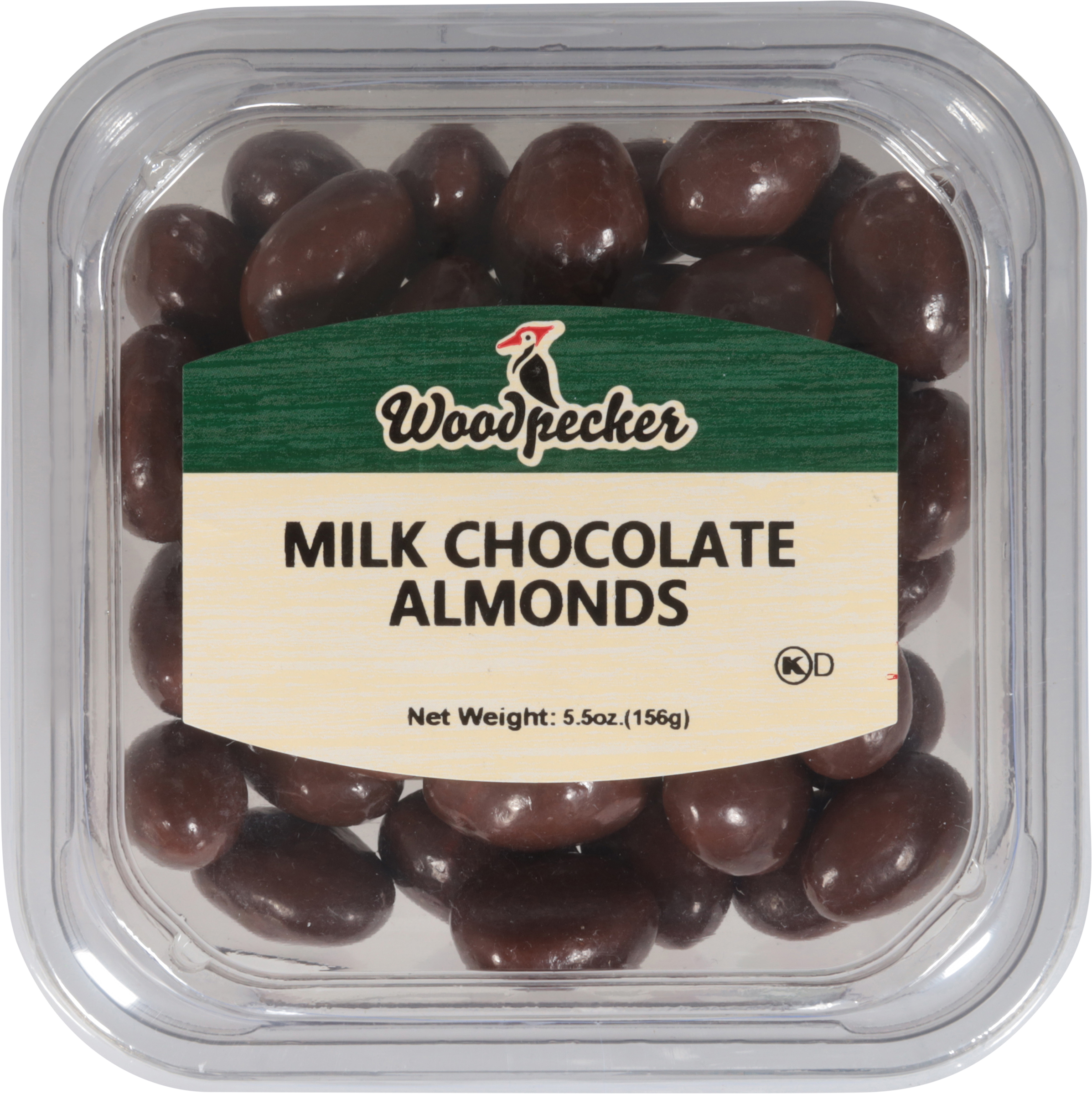 Woodpecker Milk Chocolate Almonds 5.5 oz
