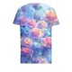 thumbnail image 5 of Top de Verano de las Mujeres, Cuello en V Moda Casual de Manga Corta Blusa, Primavera Y Verano Ligero Top, 5 of 9