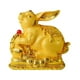 thumbnail image 4 of Bonito modelo de figura de chino, decoración Feng Shui, accesorios de decoración ligeros para el hogar y la Oficina para alféizares, estanter Estilo A perfecl Estatua de conejo, 4 of 8