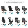 thumbnail image 4 of Fundas para sillas De ordenador De oficina Protector para sillón negro azul alta calidad Housse De Chaise incluye reposabrazos Velet fundas para sillas para jugadores, 4 of 5