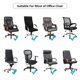 thumbnail image 4 of Fundas para sillas De ordenador De oficina Protector para sillón negro azul alta calidad Housse De Chaise incluye reposabrazos Velet fundas para sillas para jugadores, 4 of 5