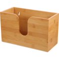 thumbnail image 1 of Wall Mounted Paper Towel Holder Bathroom Kitchen Wood Paper Towel Dispenser, 1 of 5