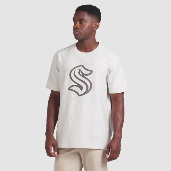 Men's Fanatics Cream Seattle Kraken Made in Canada T-Shirt