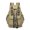 Khaki, variant on Street Canvas Unisex Backpack Retro Casual Travel Bag Large Capacity Schoolbag,Black