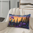 thumbnail image 5 of Susaid Cosmic Irises At Twilight Print Pillowcases Multiple Size, Pillow Cover Super Soft Envelope Closure Standard Pillow Case-16"x24", 5 of 6