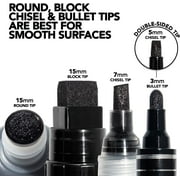 Krink Super Black Permanent Ink Markers - Set of 4