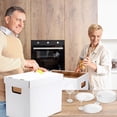 thumbnail image 6 of 4 Sets Kitchen Moving Boxes with Divider Kits for Dish Glassware Wine Glass Packing Box with Handle Included 15 x 12 x 10 Inch 2 Cup and Plate case, 20 Corrugate Dividers, 36 Foam Pouches, 6 of 6
