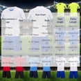 thumbnail image 3 of Soccer Jerseys for Kids Boys & Girls Ndbuld Children's Short Sleeve Top With Elastic Waist Shorts Sportswear And Soccer Set For Middle And Big Kids White 3XS, 3 of 6