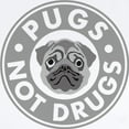 thumbnail image 2 of CafePress - Pugs Not Drugs Infant Bodysuit - Baby Light Bodysuit, Size Newborn - 24 Months, 2 of 4