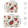 thumbnail image 4 of Yayeee Dish Drying Mat for Kitchen Counter 18"x24" Microfiber Absorbent Pad, Christmas Floral, 4 of 7