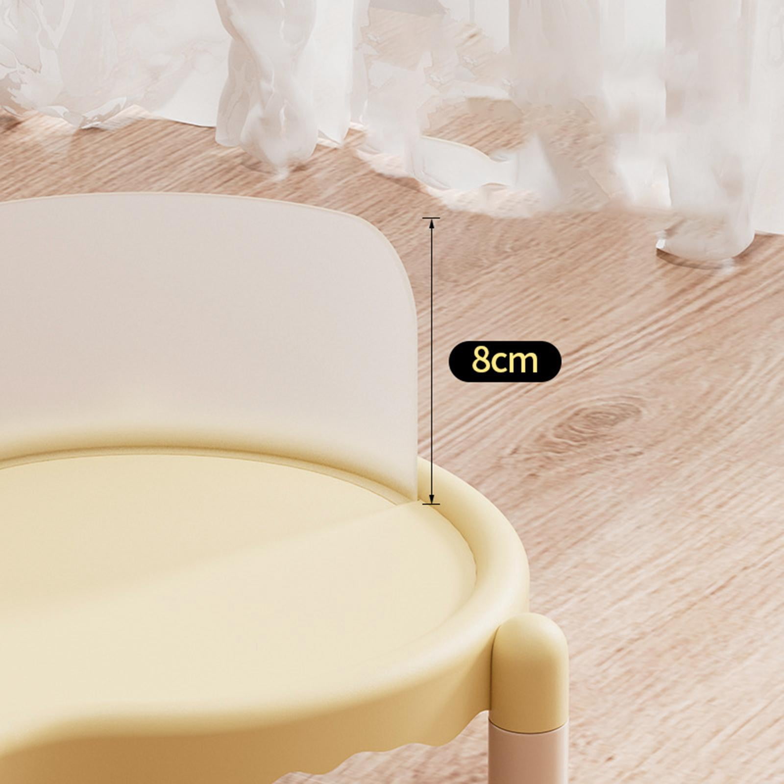 FashionCha Ceramic Elevated Cat Bowls Feeding Bowls Cat Dishes for Puppies Kittens Cats Yellow