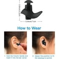 thumbnail image 2 of 3 Paires de Bouchons d'Oreilles en Silicone Réutilisables et Étanches pour la Natation, 2 of 5