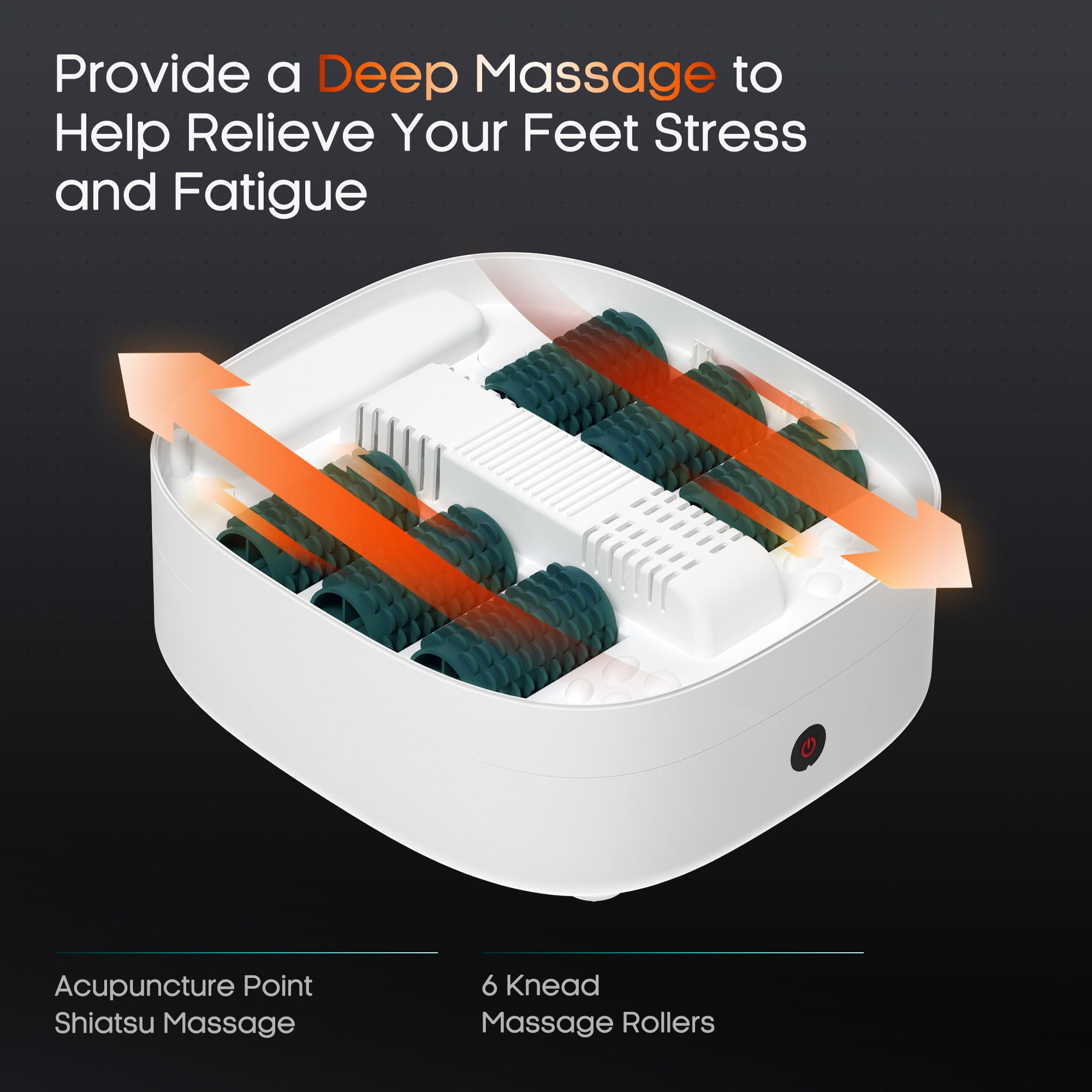 Foot Spa Bath Massager With Heat Maxkare ⋆ Bold-Products USA