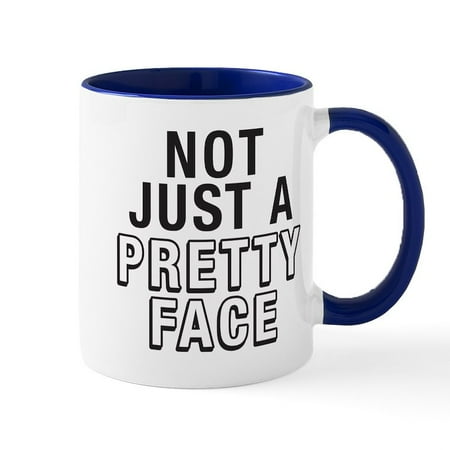 

CafePress - Pretty Face Mug - 11 oz Ceramic Mug - Novelty Coffee Tea Cup