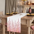 thumbnail image 2 of Table Runners 48 Inches Long Dress Scarves, Red Farmhouse Kitchen/Dining Table Runner, Short Coffee Tablerunners, Polka Dots Watercolor Abstract Art 13x48 Inch, 2 of 9