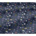 thumbnail image 4 of oneOone Cotton Jersey Venice Blue Fabric Halloween Sewing Fabric By The Yard Printed Diy Clothing Sewing Supplies 58 Inch Wide, 4 of 4