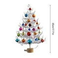 thumbnail image 3 of Table Top Christmas Tree,Realistic Christmas Tree with Color Ball Ornaments and Bases Artificial Xmas Tree Indoor Outdoor Home,Bedroom, Office,Holiday Decorations (Multicolor), 3 of 7