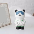 thumbnail image 2 of Figura de astronauta panda, escultura animal para decoración de sala de estar, figura decorativa Blanco, 2 of 7