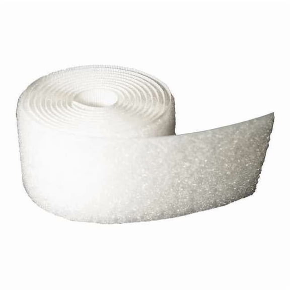 Velcro Brand Reclosable Fastener, No Adhesive, 150 ft, 2 in W, White 186786