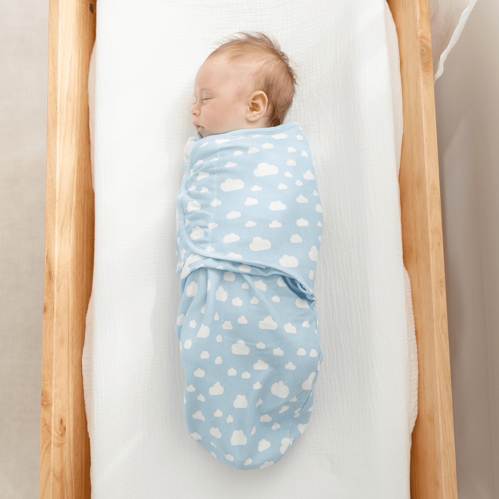 Swaddle Blanket Baby Girl Boy Easy Adjustable 3 Pack Infant Sleep Sack Wrap Newborn Babies by Comfy Cubs (Small,0-3 Months, Blue)
