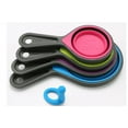 thumbnail image 2 of 4 PCS- Food Grade Silicone Folding Measuring Spoon Baking DIY Tools Grain Flour CUP Weighing Spoon, 2 of 3
