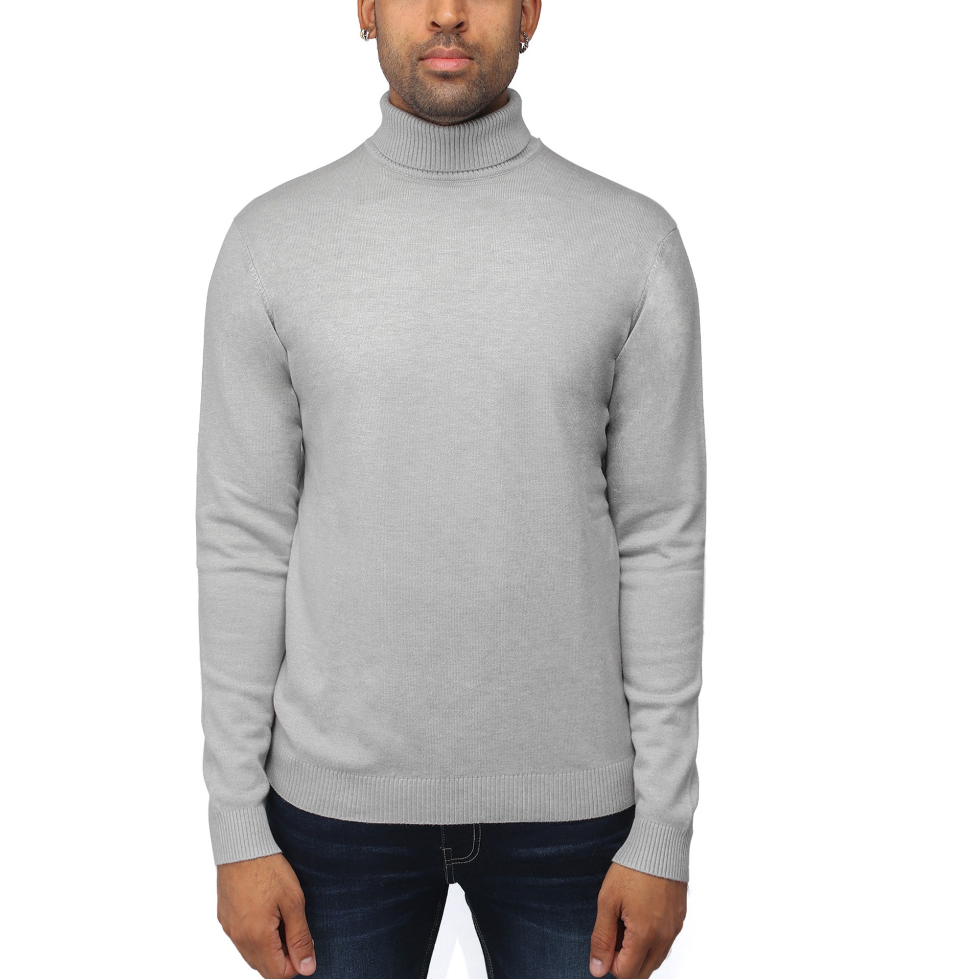 XRAY Turtleneck Sweater for Men, Slim 
